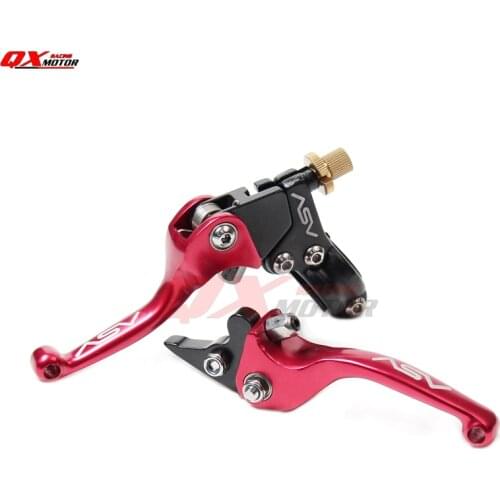 Motorcycle Aluminum Alloy Folding Clutch lever Brake Lever Fit For 50cc 110cc 125cc 140cc Pit Pro BSE KAYO Pit Dirt Bike Parts