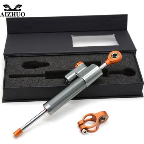 Universal Motorcycle Damper Steering Stabilize Safety Control Aluminum For yamaha XJR1300 XJ6 V-max MT-01 MT-03 TDM900 FZ1 FZ6