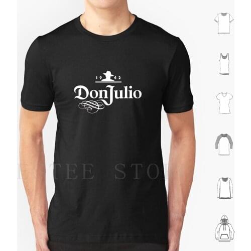 Don Julio 1942 White Logo T Shirt Cotton Men DIY Print Wine Wine Drunk White Girl Bachelorette Bachelorette Party Cute Tumblr