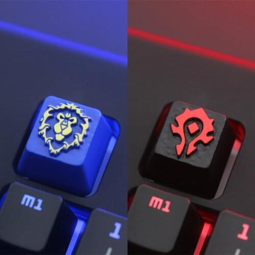 Keyboard Accessories Customized Embossed Zinc Alloy Keycap For Game Mechanical Keyboard High-end Unique DIY for A