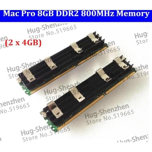 Free Shipping 100% Original for Mac Pro Memory 8GB (2 x 4GB) DDR2 PC2-6400 FB-Dimm DDR2-800MHZ memory