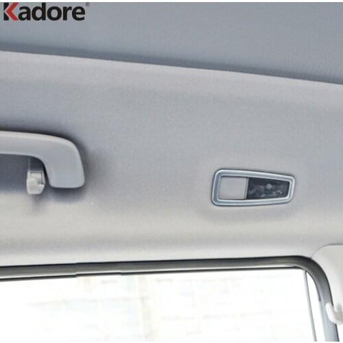 For Hyundai Tucson 2015 2016 2017 2018 2019 2020 Matte Interior Roof Reading Lights Cover Reading Lamp Trim Car Sticker