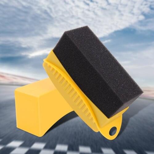 Car Wheel Tire Cleaning Polishing Sponge Brush Wipe with Cover Universal Wheel Waxing Care Washing Tools