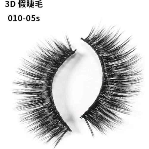 3D mink eyelashes natural long 3D mink eyelashes hand made false lashes 1 box makeup high quality false eyelasheh 10-05s