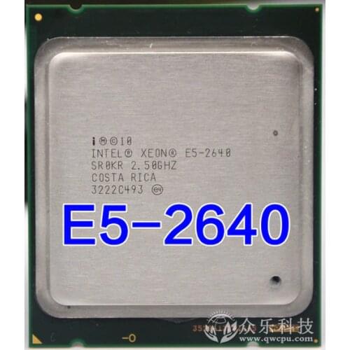 Intel Xeon E5-2640 E5 2640 15M Cache 2.50 GHz 7.20 GT/s Processore CPU E5 2640