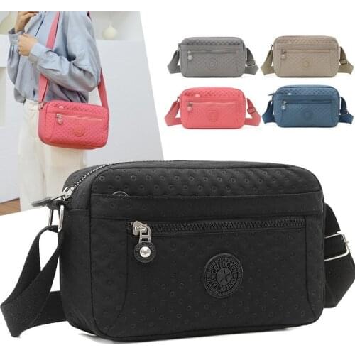 Fashion Womens Messenger Bag 2021 Shoulder Bag Nylon Handbag Large Capacity Small Fashion Womens Phone Bag Crossbody Purse