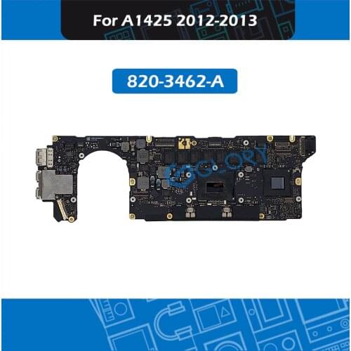 Orignal A1425 Motherboard Logic board 820-3462-A For Macbook Pro 13" Late 2012 Early 2013 A1425 Repair