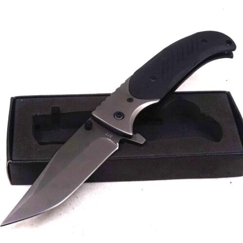 Folding Tactical Knife Survival Pocket Knife 440C Blade G10 Handle Camping Outdoor Hunting Knives EDC Tools self-defense tool