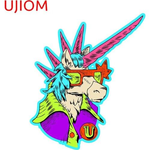 UJIOM Unicorn Party Sticker Home Decor Kids Bedroom Waterproof Wallatickers Room Decoration Art Decal Removable PVC Wallpaper