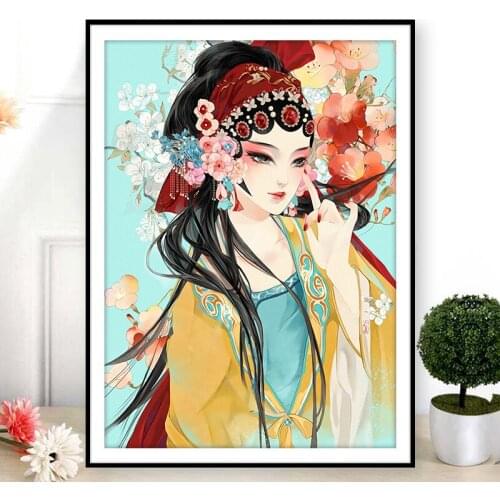 Cross Stitch 2021 New Style Living Room Elegant Ancient Style Beauty Chinese Essence Bedroom Embroidery Handmade Embroidery