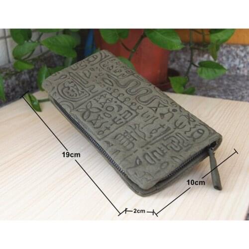 Female handbag women clutch bag ladies genuine leather soft leather Retro embossed women wallet votes leather card holder wallet