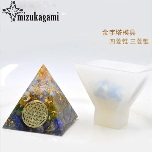 1pcs Transparent Pyramid Silicone Mold DIY Resin Decorative Craft Jewelry Making Mold resin molds for jewelry