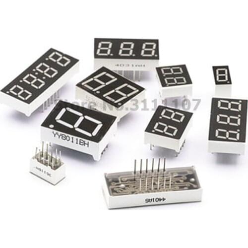 5PCS 0.28inch LED Display 7 Segment 1Bit 2Bit 3Bit 4Bit Digit Tube Red Common Cathode Anode Digital 0.28 inch led 7segment