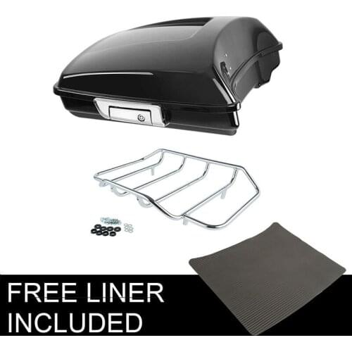 Motorcycle 5.5" Razor Pack Trunk Luggage Rack For Harley Tour Pak Touring Road King Electra Glide Street Glide 2014-2020