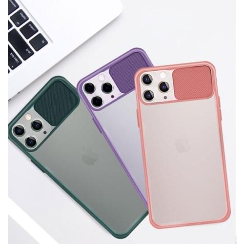 Lens Slide Camera Protective Soft Silicone Mobile Phone Case For iPhone 11 Pro Max Phone Case With Camera Protection for iPhone