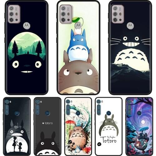 For MOTOROLA One Fusion Case for Moto G10 G9 G8 Plus Play Power One G20 G30 G40 G50 G60 Edge 20 Phone Shell Totoro