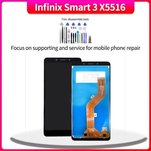 For Infinix Smart 3 X5516 Touch Screen Digitizer Assembly For Smart 3 X5516 lcd Replacement With Free Tools
