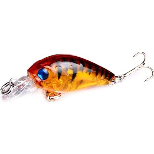 Mini Crankbait Fishing Lure 40mm 3.5g Topwater Artificial Japan Hard Bait Minnow Swimbait Trout Bass Carp Fishing