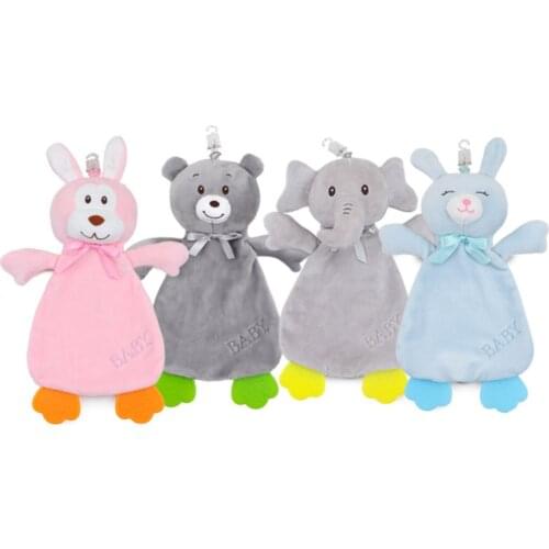New Soft Appease Towel Baby Toys Soothe Reassure Sleeping Animal Toy Toys Doll Comfort Towel Cartoon Educational Soothing Towel