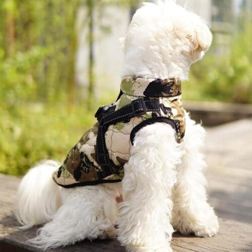 Pet Clothing Attractive Dog Outdoor Warm Jacket Casual Pet Winter Vest Close-fitting for Autumn Winter