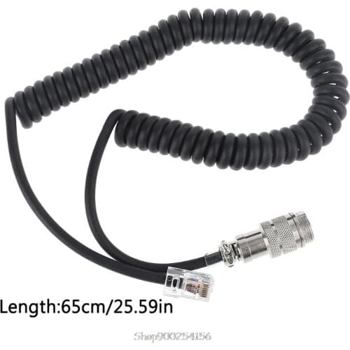 8 Pin to RJ-45 Modular Plug Mic Cable Adapter for Yaesu Microphone MD-200 MD-100 M-1 M-100 FT-450 FT-900 FT-991 O26 20 Dropship