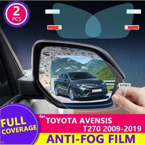 Full Cover Anti Fog Rainproof Film for Toyota Avensis T270 T27 2009~2019 Car Rearview Mirror Protective Film Accessories 2018