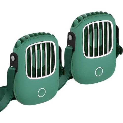 Portable Mini Fan Rechargeable Handheld Fan USB Personal Battery Operated Neck Fans Hand-Free for Outdoor Household