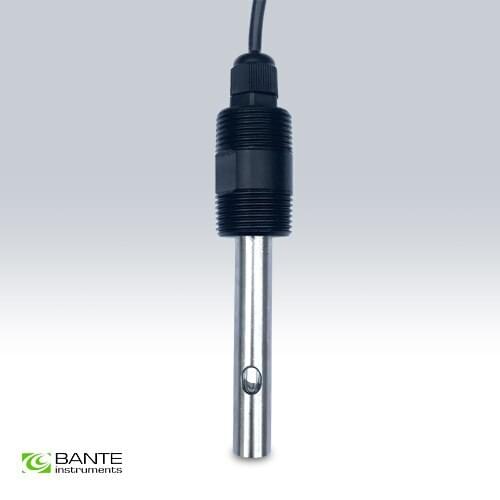 BRAND Industrial conductivity electrode probe Stainless Steel built-in temperature sensor for pure water low conductivity liquid