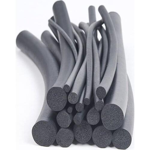 Penetratingly 6mm diameter solid O-shaped strip car soundproof door seal strip inserted o-strip free shipping