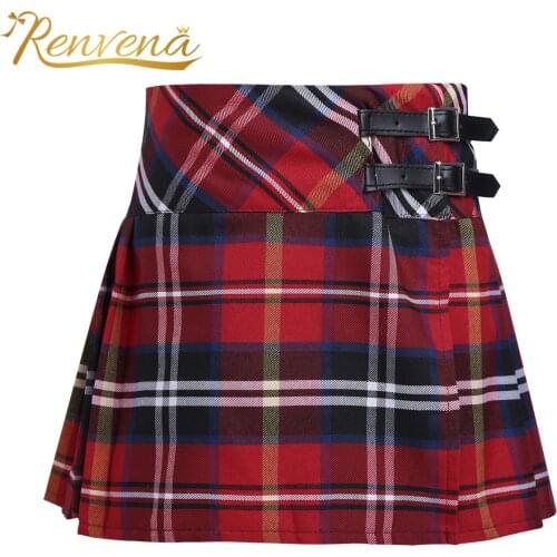 Renvena School Skirts For Girls