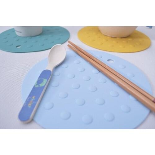 Silicone insulation pad anti-scalding table mat Nordic wind pot mat thick non-slip plate mat Bowl mat plate mat