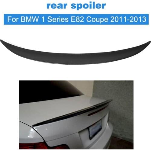 Carbon Fiber / FRP Black Rear Trunk Boot Wing Lip Spoiler for BMW E82 2008 - 2011 Rear Trunk Spoiler