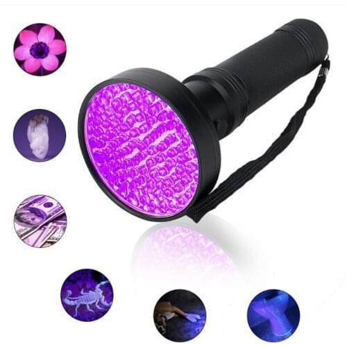 Uv Led Flashlight Torch Lamp Light Lanterna AA Battery Single File Switch Aluminum Alloy Working Catch Scorpion & Sterilize 395