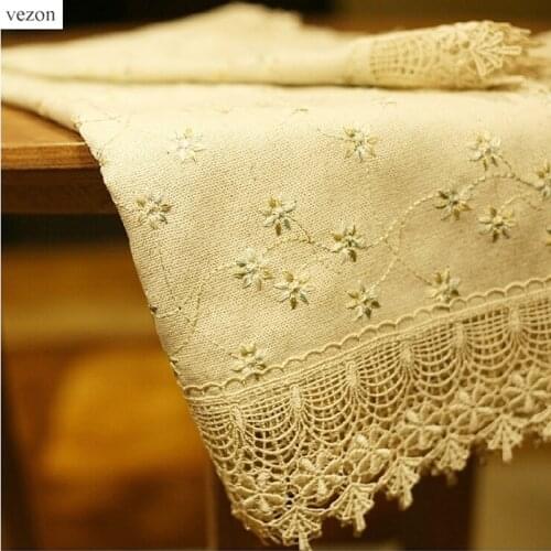 Vezon Linen Tablecloths On The Table