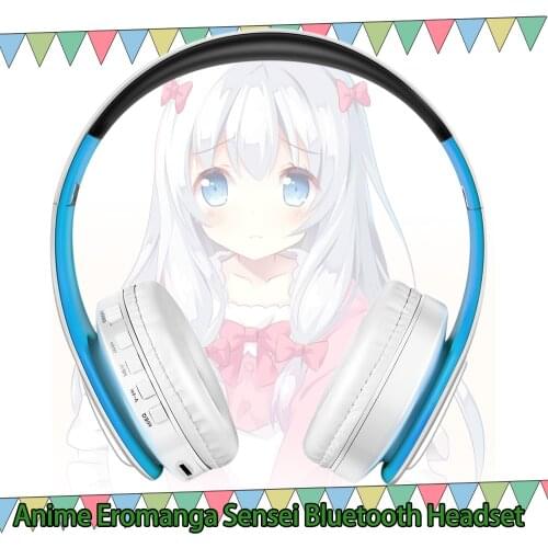 Japan Anime Eromanga Sensei Izumi Sagiri Cosplay Bluetooth Headset Wireless Headphone Sport Earphone Birthday Gift Many Function