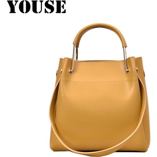 YOUSE Brand 2020 New Temperament Tote Female Bag Fashion Trend Retro Large Capacity Single-shoulder Cross-body Bags Fashion