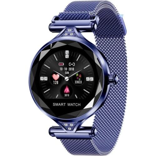 Luxury Fashion Smart Watch Fitness Bracelet Women Blood Pressure Heart Rate Monitoring Wristband Lady Color Screen Sports Watch