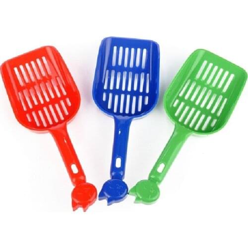 100pcs/lot pet cat litter shovel cat litter scoop cute cat head design lin4198