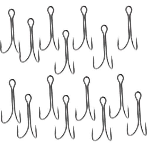 15pcs Saltwater Fishing Hooks, Dual Double Hook, High Carbon Steel Fishhook