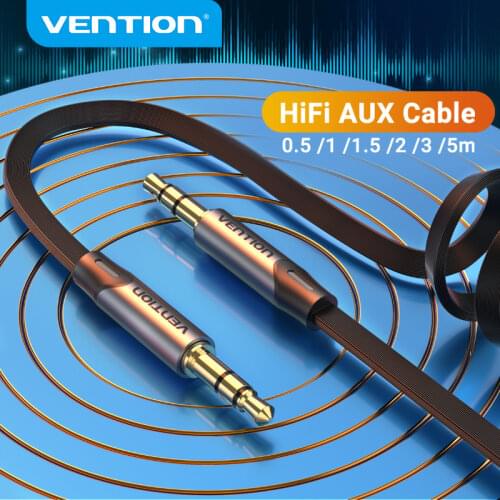 Vention Jack 3.5mm Aux Cable Male to Male 3.5mm Audio Cable Jack for JBL Xiaomi Oneplus Headphones Speaker Cable Car Aux Cord