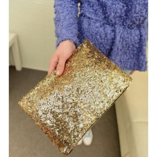 Sequins Women Hand Bag Taking Late Package Clutch Bag Sparkling Dazzling Sequins Clutch Bags Coin Purse Femme