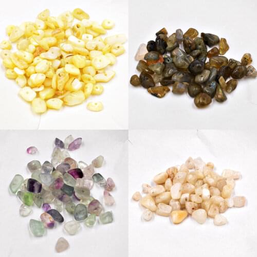 FLTMRH Natural Crystal Stone Freeform chip beads , For Diy jewelry making , provide mixed wholesale for all items