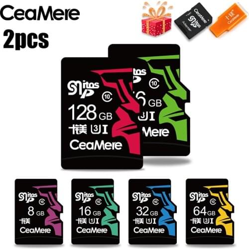 CeaMere Memory Card 256GB 128GB 64GB U3 UHS-3 32GB Micro sd card Class10 UHS-1 flash card Memory Microsd TF/SD Cards for Tablet