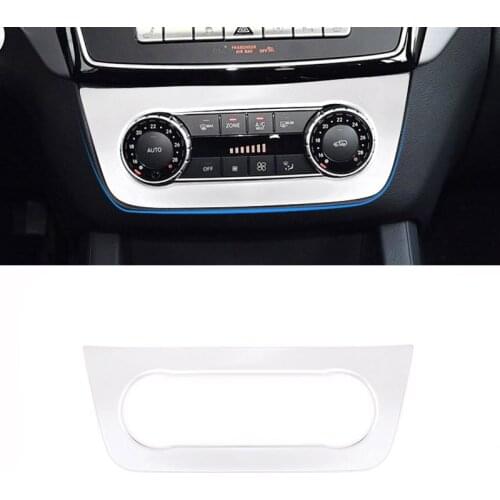For Mercedes Benz ML GLE GL GLS Class W166 X166 ABS Matt Central Control Air Outlet Vent Decorative Frame Trim Car Accessories