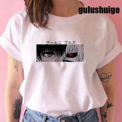 Manga Japanese Anime Tokyo Ghoul T Shirt Men Kawaii Cartoon Kaneki Ken Graphic Tees Fashion Unisex Tshirt Tops T-shirt Male