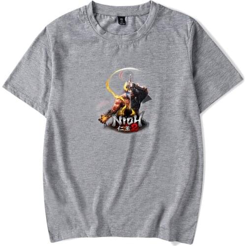 Nioh T Shirt Men Women Kawaii Summer Tops Japanese Game Cosplay Print Graphic Tees Unisex Cool Cartoon T-shirt Kids Top