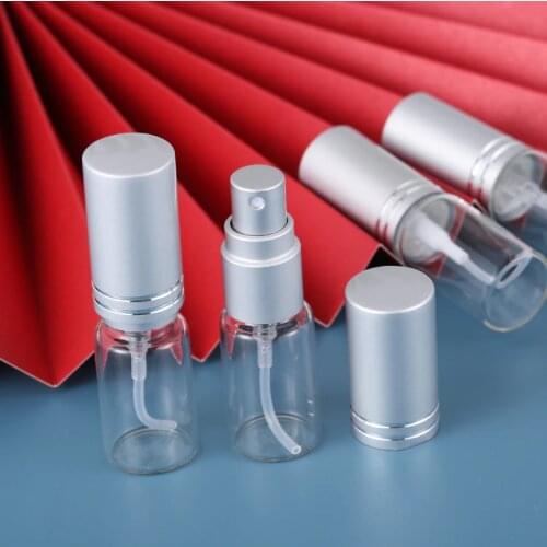 Jxcia 5Ml (100 Pieces) Travel Portable Perfume Spray Bottle Sample Empty Atomizer Mini Refillable Cosmetic Container