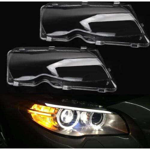 For BMW 3 Series E46 02-05(4 door) Car Headlight Cover Headlight Lens Shell Automobile Headlamp Head Light Clear Transparent