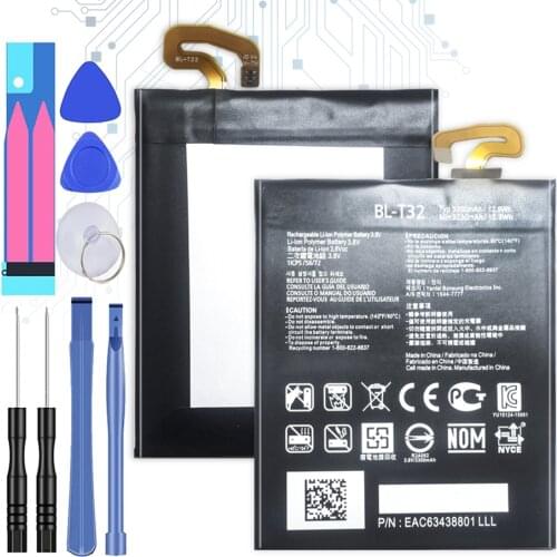 Original Kikiss BL-T32 Replacement Battery for LG G6 G600L G600S G600K G600V H870 H871 H872 H873 LS993 US997 VS988 3000mAh BLT32