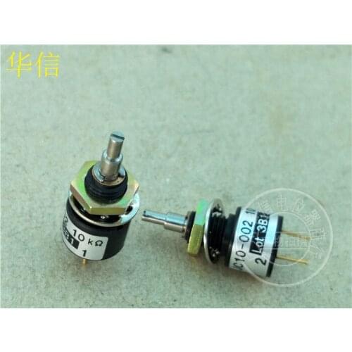Original new 100% high quality conductive plastic potentiometer 10K JC10-002 biaxial 3MM 2MM (SWITCH)